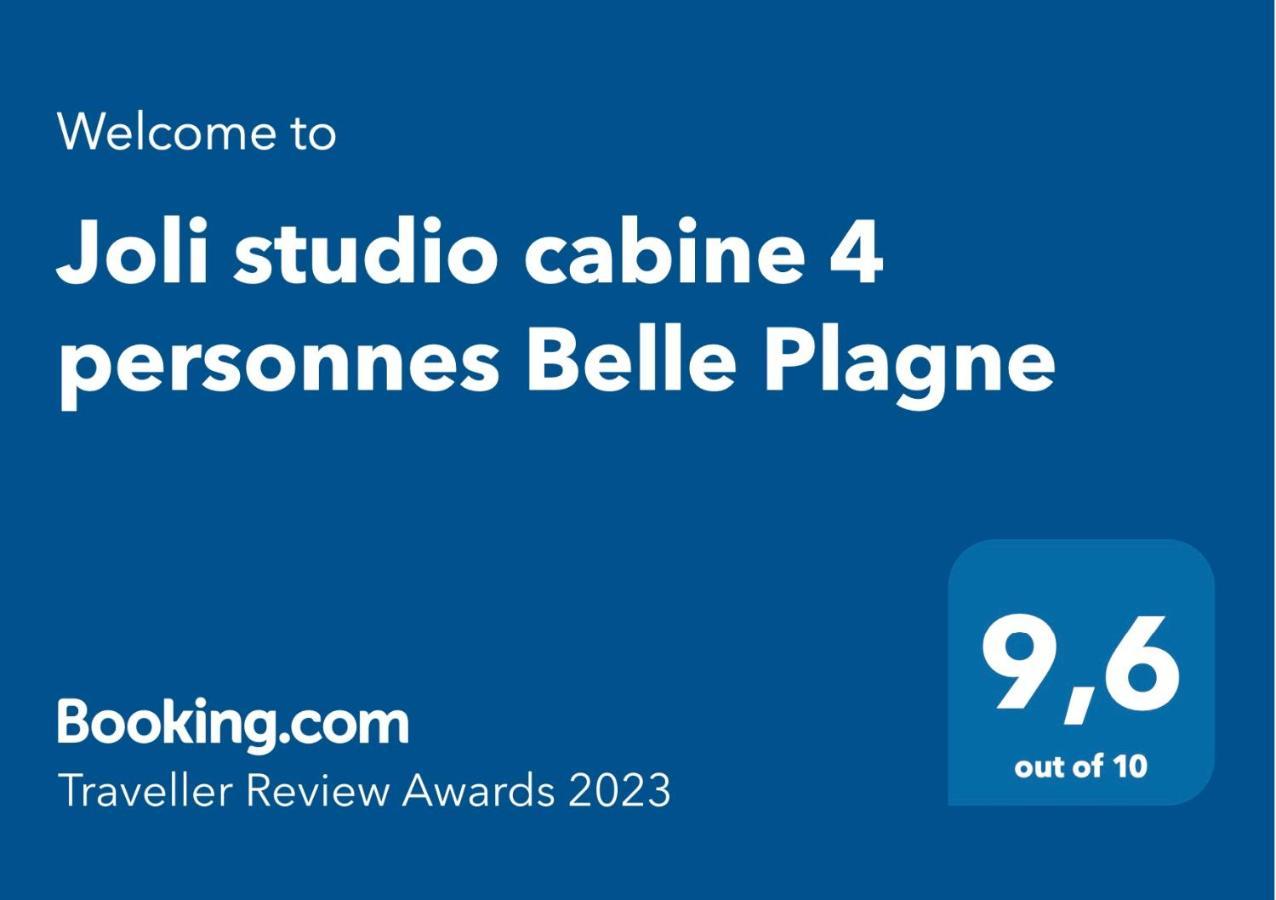 Ferienwohnung Joli Studio Cabine 4 Personnes Belle Plagne La Plagne-Tarentaise Exterior foto